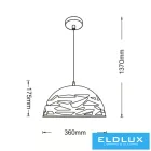 UNIVERSO Függeszték E27 max.60w IP20 ∅360 fehér