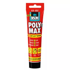   BISON Poly Max Expressz Fehér Tömítő, SM Polymer Ragasztó, 165g