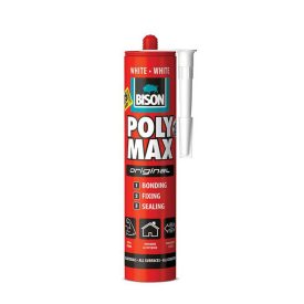   BISON Poly Max Original Fehér Tömítő, SM Polymer Ragasztó, 465g