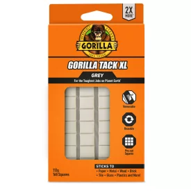   Gorilla Tack XL Gyurmaragasztó Kockák Újrahasználható 168db/csomag 