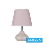 ELDLUX Szürke kerámia asztali lámpatest E14