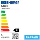 ELDLUX Flexibilis LED szalag AC:220V 2835-120D-10MM 7.6w/M blue IP65