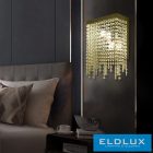 ELDLUX ELDALIZ kristály üveg fali lámpa L250 E14×2