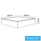 MIBOXER RF 2.4G RGBW LED Szalaghoz Fali Távirányító 4 Zónás fehér