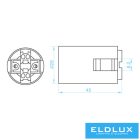 ELDLUX K314A E14 foglalat fekete