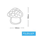 UNIVERSO Fali lámpa 9w 630lm CCT IP20 185x195mm fehér