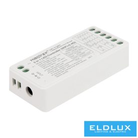   MIBOXER 5in1 WiFi + RF 2.4G Sima/CCT/RGB/RGBW/RGB-CCT LED szalaghoz vezérlő DC:12-24V Max:12A Tuya