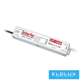   Scharfer kültéri LED Tápegység 24V/4.17A 100Watt IP67 7 év garancia