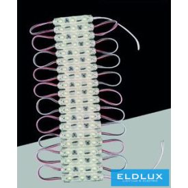   UNIVERSO LED modul 3xSMD-2835 DC:12V 1.2w 140lm Zöldfény 60x10mm 20db/csomag