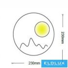 UNIVERSO fali lámpa LED 16w 800lm CCT IP20 ∅230x40mm fehér