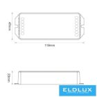MIBOXER RF 2.4G CCT LED Szalaghoz Vezérlő DC:12-36V Max:20A