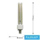 UNIVERSO LED izzó G24D-3 15W 1500lm 4000K