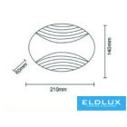 UNIVERSO Fali lámpa 6w 480lm CCT IP20 210x140x60mm fekete