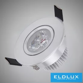   UNIVERSO mini spot lámpatest 3w 4000k 270lm 30° IP20 ∅68×32mm ezüst