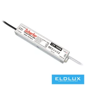   Scharfer kültéri LED Tápegység 12V/8.33A 100Watt IP67 7 év garancia