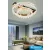 UNIVERSO Kristály üveg mennyezeti lámpa 72w 5760lm CCT rosegold D600x200mm
