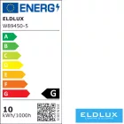 ELDLUX Kristály üveg fali lámpa LED 10W CCT 800lm IP20 100*260*150mm