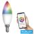 EMOS LED izzó GoSmart gyertya / E14 / 4,8 W (40 W) / 470 lm / RGB / dimmelhető / Zigbee
