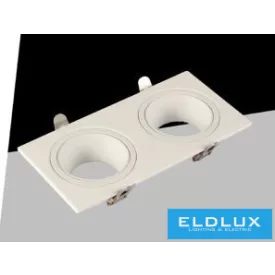   UNIVERSO Süllyesztett spot lámpa 1xGU10 IP20 Fehér 175x88x31mm kivágás:160x75mm 5év