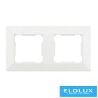 ELDGROUND Kettes műanyag keret Fehér