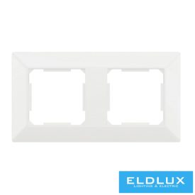 ELDGROUND Kettes műanyag keret Fehér