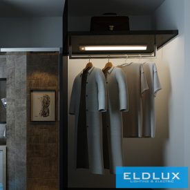   UNIVERSO bútorvilágítás DC:5v 3w 4000k 238lm IP40 395mm ezüst (USB töltős + PIR)