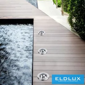   UNIVERSO Taposólámpa LED 5w 600lm 6500k 30° IP67 acél Ø130-Ø118x92mm