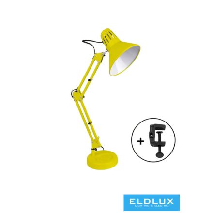 UNIVERSO Asztali lámpa 1xE27 Max.60w 160x500mm Sárga