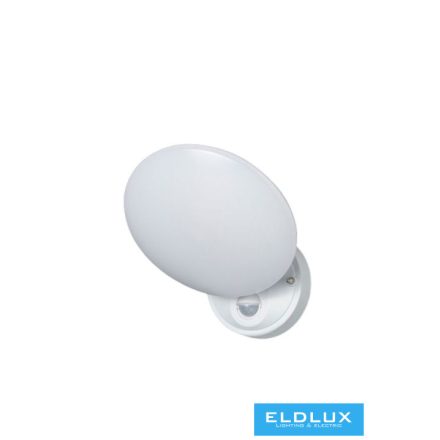 UNIVERSO Kültéri fali lámpa mozgásérzékelővel 10w 1100lm CCT KAPCS. IP54 fehér 180x177x172mm 3 év