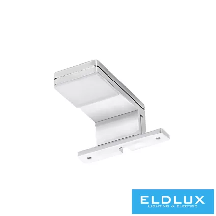 UNIVERSO Bútorra szerelhető lámpa 3.5w 220lm 4000k IP44 90x80x40mm króm