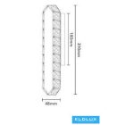 UNIVERSO Fali lámpa 5w 720lm CCT.kap IP20 180x48mm Króm
