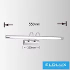 UNIVERSO fali lámpa 14w 1260lm CCT 550mm króm IP40