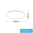 UNIVERSO Mennyezeti lámpa 18w 1620lm CCT.kap D230x85mm IP20 fehér