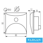 KANLUX EXIN LED PIR L B-NW lépcsővilágító lámpatest