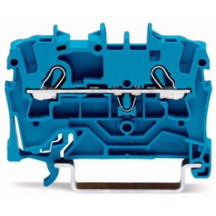 WAGO 2002-1204 TOPJOB_S 0,25 - 2,5 mm2, kék, átmenő sorkapocs