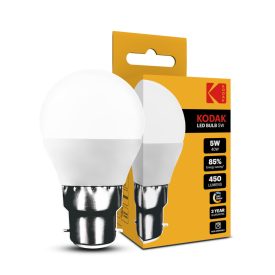   KODAK Max LED Izzó Globe Mini G45 5W B22 270° 6000K (450 lumen)