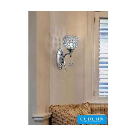 UNIVERSO Fali lámpa 1-karos 1xG9 Max.60W D170x280mm IP20 Króm