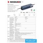 NOBUKO B Series 24V 150W IP67 Kültéri Led Tápegység