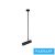 UNIVERSO Spot lámpatest 1xGU10 Max.35w IP20 D60x220mm állítható:830-1170mm Fekete