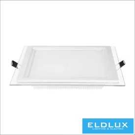   UNIVERSO Négyzet alakú süllyesztett LED panel 18w 1800lm CCT/kap. 120° IP20 Fehér 220x220mm kivágás:165x165mm