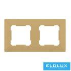 ELDGROUND Kettes műanyag keret Arany