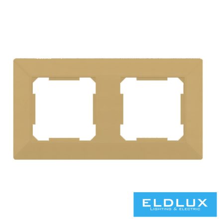 ELDGROUND Kettes műanyag keret Arany