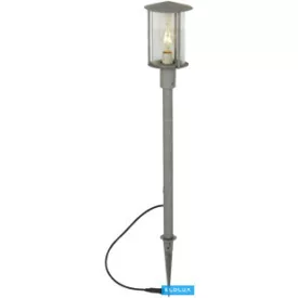   Fűbe szúrható kerti lámpa 1xGU10 max.35w IP44 D130x600mm Szürke
