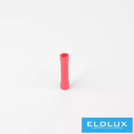 ELDLUX Szigetelt toltóhüvely, piros, 0.5-1.5mm², 30db/csomag
