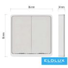 EMOS GoSmart Okos hordozható 2 funkciós szcenárió kapcsoló ZigBee