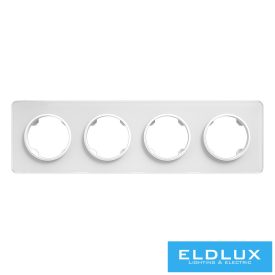ELDLUX ELDELIZ négyes üveg keret fehér
