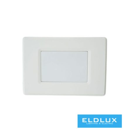 UNIVERSO LED vészkijárat süllyesztett lámpatest 1.1w 25lm 6500K 3.7v 600mAH 3óra IP20 120x85mm