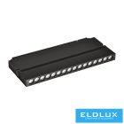 UNIVERSO Mágneses sínbe szerelhető spot Lámpa DC:48V 24W 2160LM 4000K RA90 IP20 600x45x24mm Fekete