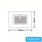 UNIVERSO süllyesztett LED lámpatest PIR 1.3w 25lm 4000k 3m-120°-45sec IP20 fekete
