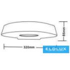 UNIVERSO Gipsz fali lámpa 1xR7S 320x65mm IP20 fehér